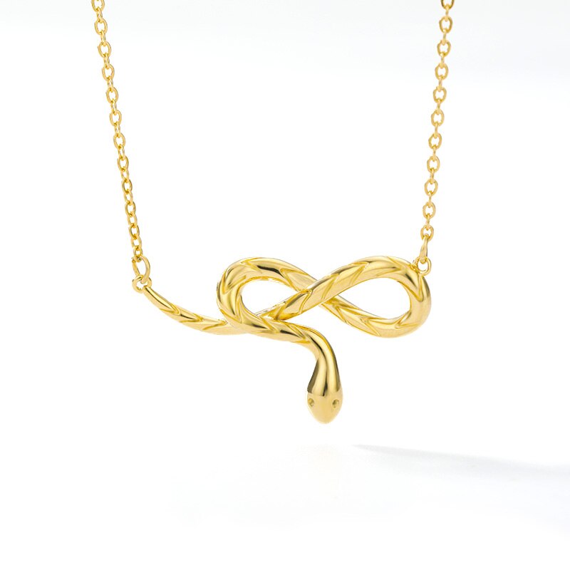 Snake Necklace for Women Stainless Steel Gold  Color Snake Pendant Necklace Choker Jewellery Collier Friend Gift