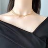 Snake bone necklace female niche design sense ins cold wind choker clavicle chain 2021 net red necklace