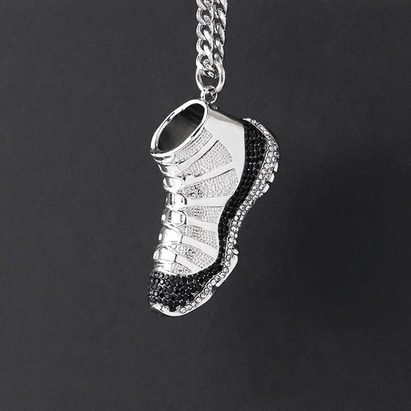 Sneaker Necklace Gift Idea Tik Tok Hippop Street Style Vintage-Cool Necklace For Men And Women