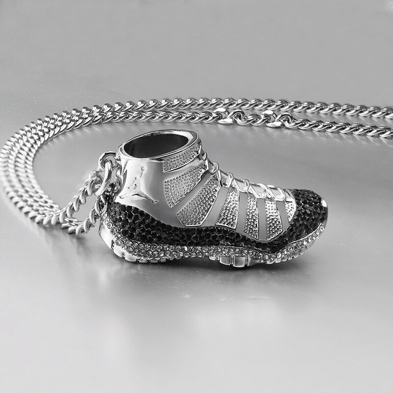 Sneaker Necklace Gift Idea Tik Tok Hippop Street Style Vintage-Cool Necklace For Men And Women