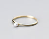 So Thin REAL.925 Sterling Silver fINE jEWELRY Golden Pearl Ring GTLJ1390