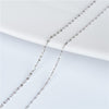 Sodrov 925 Sterling Silver Chain Necklace Gypsophila Chain Sterling Silver Jewelry Accessories