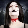 Soft Glue Blood Drop Necklace Halloween Creative Costume Party Props Multilayer Necklace Pendant Halloween Cosplay Props