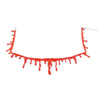 Soft Glue Blood Drop Necklace Halloween Creative Costume Party Props Multilayer Necklace Pendant Halloween Cosplay Props