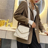 Solid Color Thick Chain Small PU Leather Crossbody Bags For Women 2022 Summer Shoulder Cross Body Bag Ladies Handbags