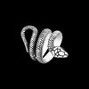 Solid Snake Ring 316L Stainless Steel Jewelry Punk Style Unisex Serpent Ring Size 6-13