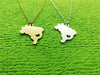 South America Country Geography Map Brazil Charm Pendant Brazilian Brasil Pride Love Heart Sao Paulo City Souvenir Necklaces