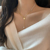 South Korea Trend Baroque Pearl Necklace Women Contracted Temperament Elegant Pearl Pendant Clavicle Chain Jewelry Gifts