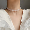 South Korea's  pearl necklace trendy  clavicle chain net red simple personality isn neckwear female