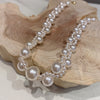 South Korea's  pearl necklace trendy  clavicle chain net red simple personality isn neckwear female