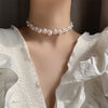 South Korea's  pearl necklace trendy  clavicle chain net red simple personality isn neckwear female