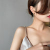 South Korea's design jewellery simple atmosphere long line tassel earrings ear line elegant women's thin earrings