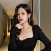 South Korea's design jewellery simple atmosphere long line tassel earrings ear line elegant women's thin earrings