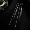 South Korea's design jewellery simple atmosphere long line tassel earrings ear line elegant women's thin earrings