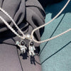 Spaceman Magnetic Pendant Necklace For Lovers Astronaut Creative Star Couple Necklaces Friendship Jewelry Anniversary Gift