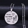 Spanish Mama and Baby Stainless Steel Charm Necklaces Silver Color Pendant Women Jewelry Mother's day gift cadenas mujer N721S01