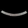 Sparkling Silver Color Crystal Collar Chain Choker Necklace Bridal Women Wedding Party Diamante Rhinestone Choker Jewelry Gifts