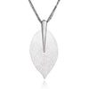 Special Leaves Leaf Sweater Pendant Necklaces Rose Gold Silvery Long Chain Jewelry for Women Birthday Gift Bijoux Femme Colli