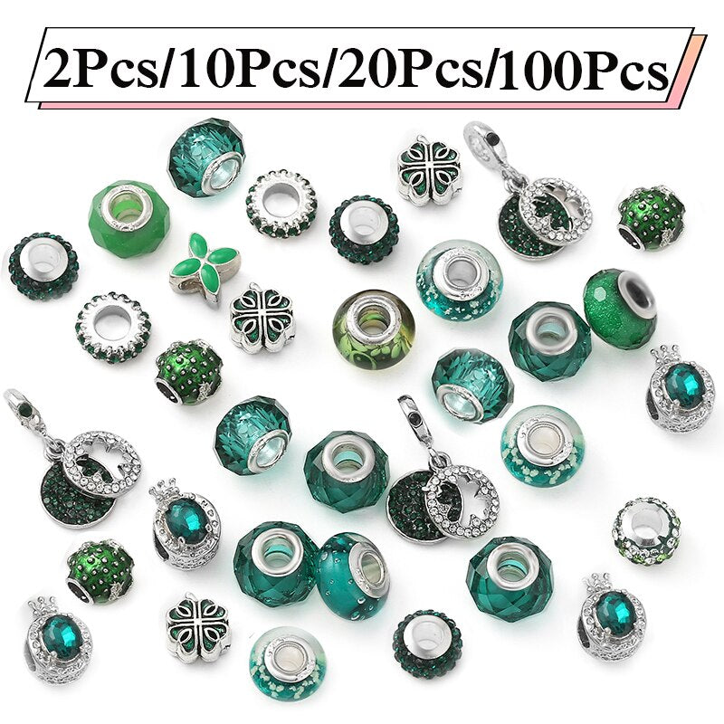 Special Offer Mixing Random Shipment Charm Beads Pendant DIY Bracelets Necklaces For Women Men Jewelry Accessories 100Pcs/50Pcs