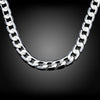 Special offer 925 Sterling Silver Necklace for men's 20/24 inches classic 10MM Chain  Jewelry wedding Christmas gifts