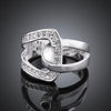 Special offer 925 Sterling Silver crystal diamond ring For Women charms Party wedding accessories designer jewelry gifts