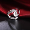 Special offer 925 Sterling Silver crystal diamond ring For Women charms Party wedding accessories designer jewelry gifts