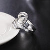 Special offer 925 Sterling Silver crystal diamond ring For Women charms Party wedding accessories designer jewelry gifts