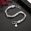 Special offer Noble 925 Sterling Silver classic dragon head Chain bracelet for men's designer jewelry party wedding gift