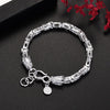 Special offer Noble 925 Sterling Silver classic dragon head Chain bracelet for men's designer jewelry party wedding gift