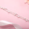 Special offer Pretty Lucky beads box Chain 925 sterling Silver Bracelet for Women wedding accessories party Jewelry Gift