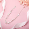Special offer Pretty Lucky beads box Chain 925 sterling Silver Bracelet for Women wedding accessories party Jewelry Gift