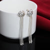 Special offer Pretty Rose flower 925 sterling Silver Pendant ring Bracelet necklace earring stud for women Jewelry set