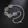 Special offer Spiral pattern Pendant 925 Stamped Silver Necklace For Women fine party Wedding Jewelry Christmas gifts