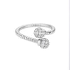 Spherical Zircon Rings for Women Stainless Steel Gold Color Finger Ring Femme 2023 Trend Wedding Aesthetic Jewelry anillos mujer