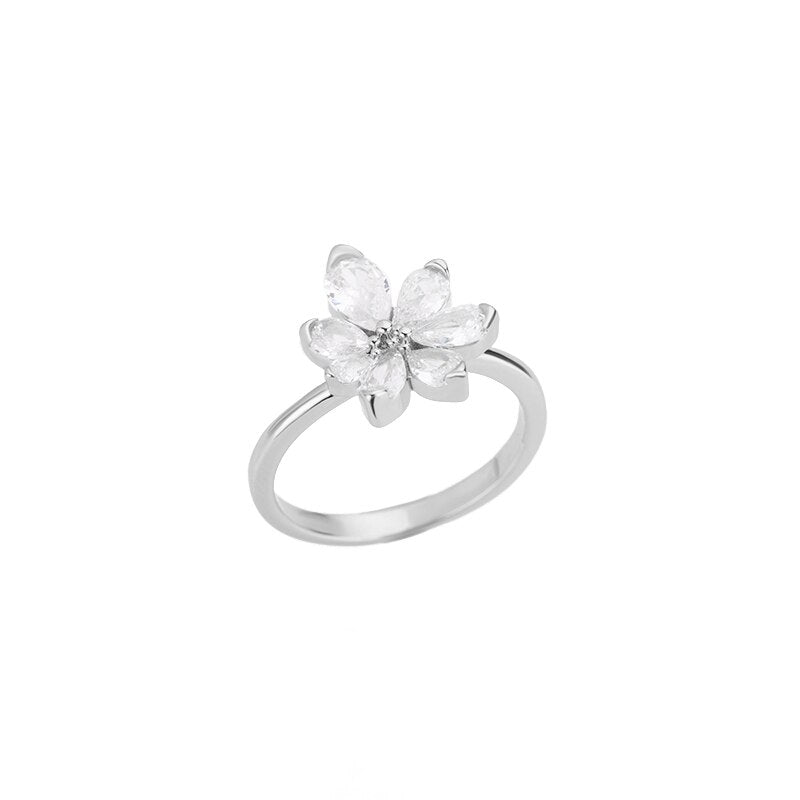 Spherical Zircon Rings for Women Stainless Steel Gold Color Finger Ring Femme 2023 Trend Wedding Aesthetic Jewelry anillos mujer