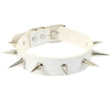 Spike Choker Necklaces Punk Collar Female Women Men Black Leather Studded Rivets Chocker Necklace Goth Jewelry Gothic Accessorie