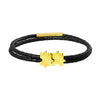 Splicing Beads Building Block Pendants Puzzle Leather Bracelet Custom Family Friends Names Men Jewelry Valentine's Day Gifts