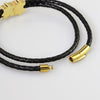 Splicing Beads Building Block Pendants Puzzle Leather Bracelet Custom Family Friends Names Men Jewelry Valentine's Day Gifts