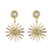 Spot new alloy inlaid pearl earrings Europe and the United States personalized earrings aliexpress best sellin