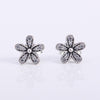 Spring collection silver 925 jewelry flowers and butterfly stud earrings for women 925 sterling silver jewelry brinco Memnon