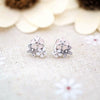 Spring collection silver 925 jewelry flowers and butterfly stud earrings for women 925 sterling silver jewelry brinco Memnon