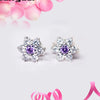 Spring collection silver 925 jewelry flowers and butterfly stud earrings for women 925 sterling silver jewelry brinco Memnon