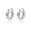 Square Circle Hoop Earrings For Women Stainless Steel Shiny Cubic Zircon Earring 2023 Trend Party Jewelry Couple Gift brinco