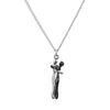 Stainless Double Skull Embrace Necklaces Pendant Chain Cross Necklace Mens Wild Black Alloy Necklaces Couples Jewelry