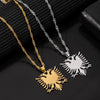 Stainless Steel Albanian Eagle Necklace Women Men Unisex Chain Necklaces Mystery Gifts For Kids