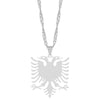 Stainless Steel Albanian Eagle Necklace Women Men Unisex Chain Necklaces Mystery Gifts For Kids