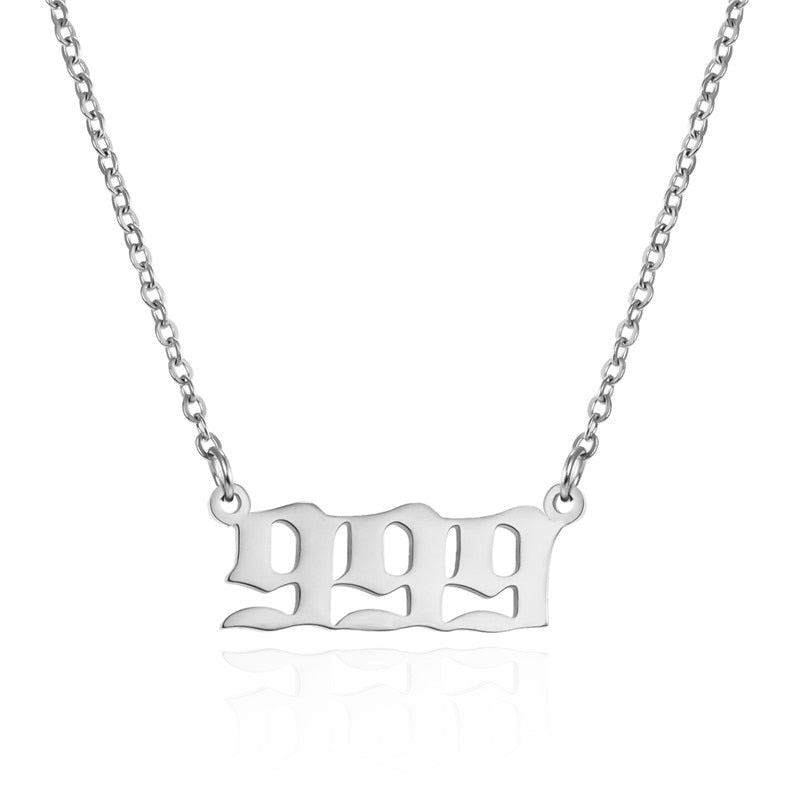 Number Charms Necklaces, Charms Jewelry Numbers