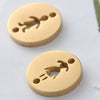 Stainless Steel Baby Charms  Bracelet DIY Metal  Jewelry Findings Accessories Double Holes 5pcs/lot