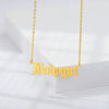 Stainless Steel Babygirl Angel Baby Charm Necklace For Women Gold Color Princess Pendant Necklaces Collar Boho Jewelry