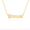 Stainless Steel Babygirl Angel Baby Charm Necklace For Women Gold Color Princess Pendant Necklaces Collar Boho Jewelry
